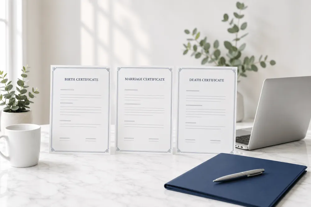 Saskatchewan birth, marriage and death certificates and what they are used for